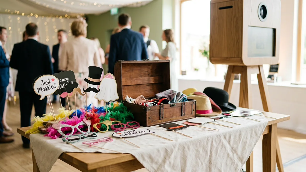 Symbolbild: Fotobox-Requisiten für die Hochzeit: Auswahl und Tipps